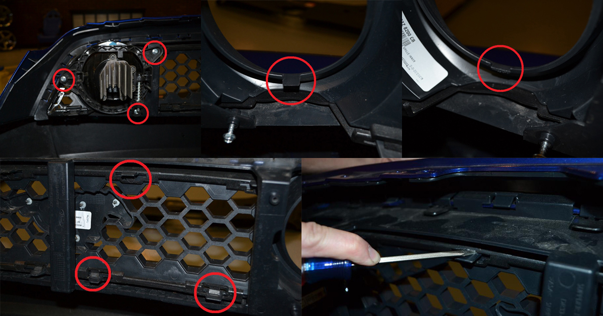 Boss 302 Mustang Grille Installation (2013-14 GT & V6) - Boss 302 Mustang Grille Installation
