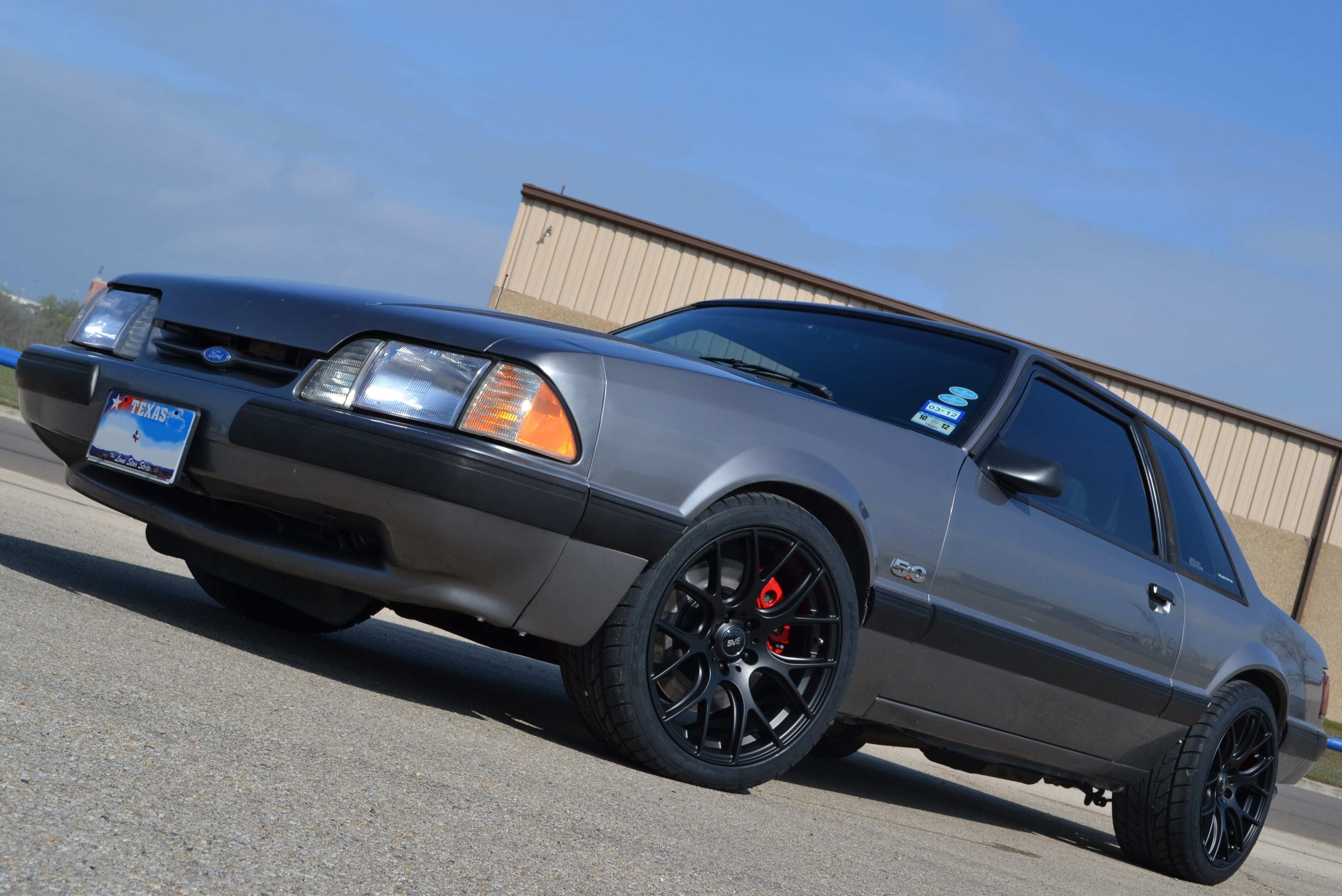 Fox Body Mustang Disc Brake Conversion Installation: SVE 5 Lug Kit - Mustan...
